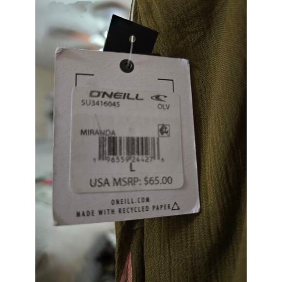 NwT Large O'Neill Women's Floral Cover-up Tank Dress - Picture 7 of 10